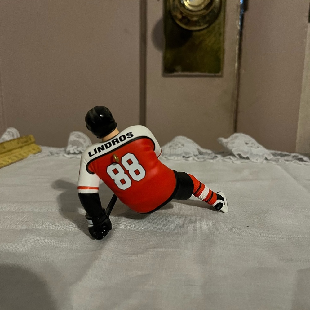 NHL Figurine with Red and Black Jersey